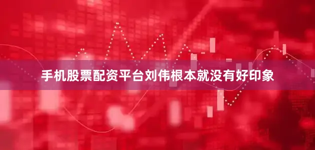 手机股票配资平台刘伟根本就没有好印象